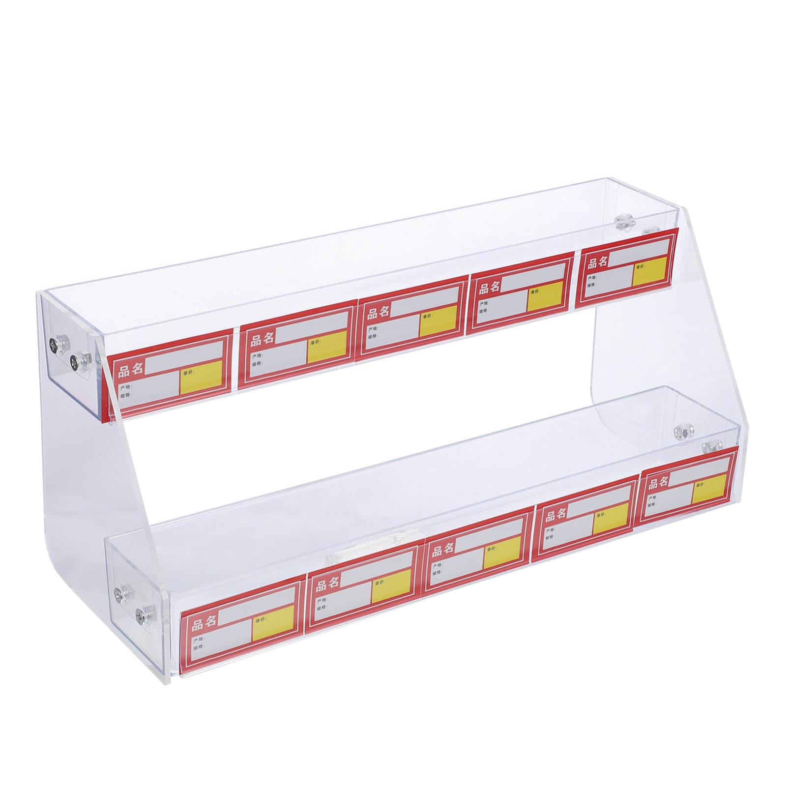Cabilock 1Set Transparent Display Rack Standing Holder for Chewing Gum Items Sturdy Shelf for Retail Shops and Easy Organization