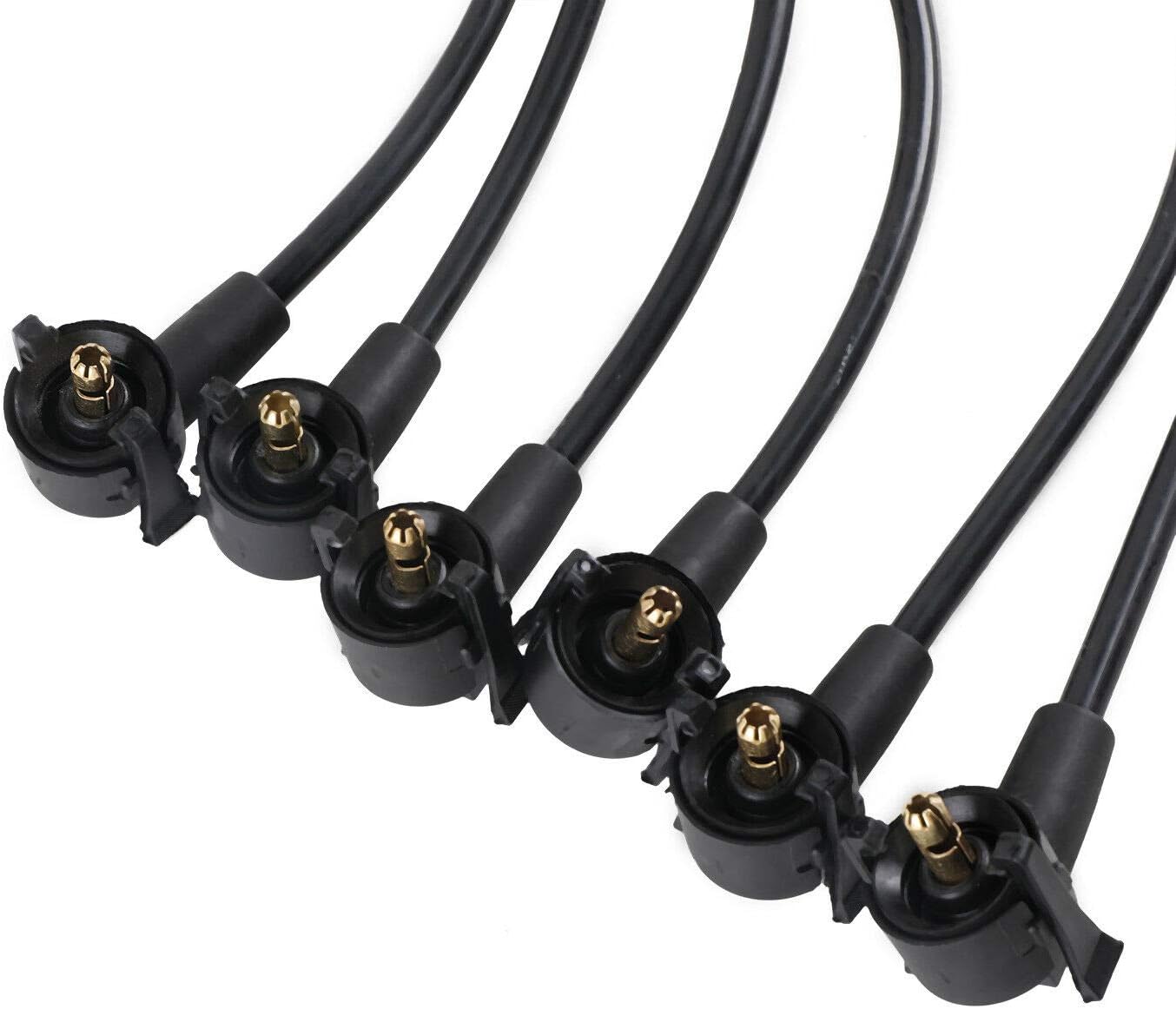 Ignition Spark Plug Wires 6PC Set 8mm ST-6079 for 1990-1996 Ford Explorer Ranger Aerostar V6 4.0L for 1991-2000 Mazda B4000 Navajo