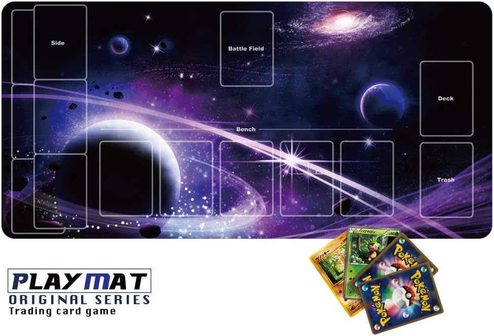 かっこいい ポケモンカード 専用 プレイマット とっても丈夫 高級感 厚手 ポケモンカード バトル シート デスク