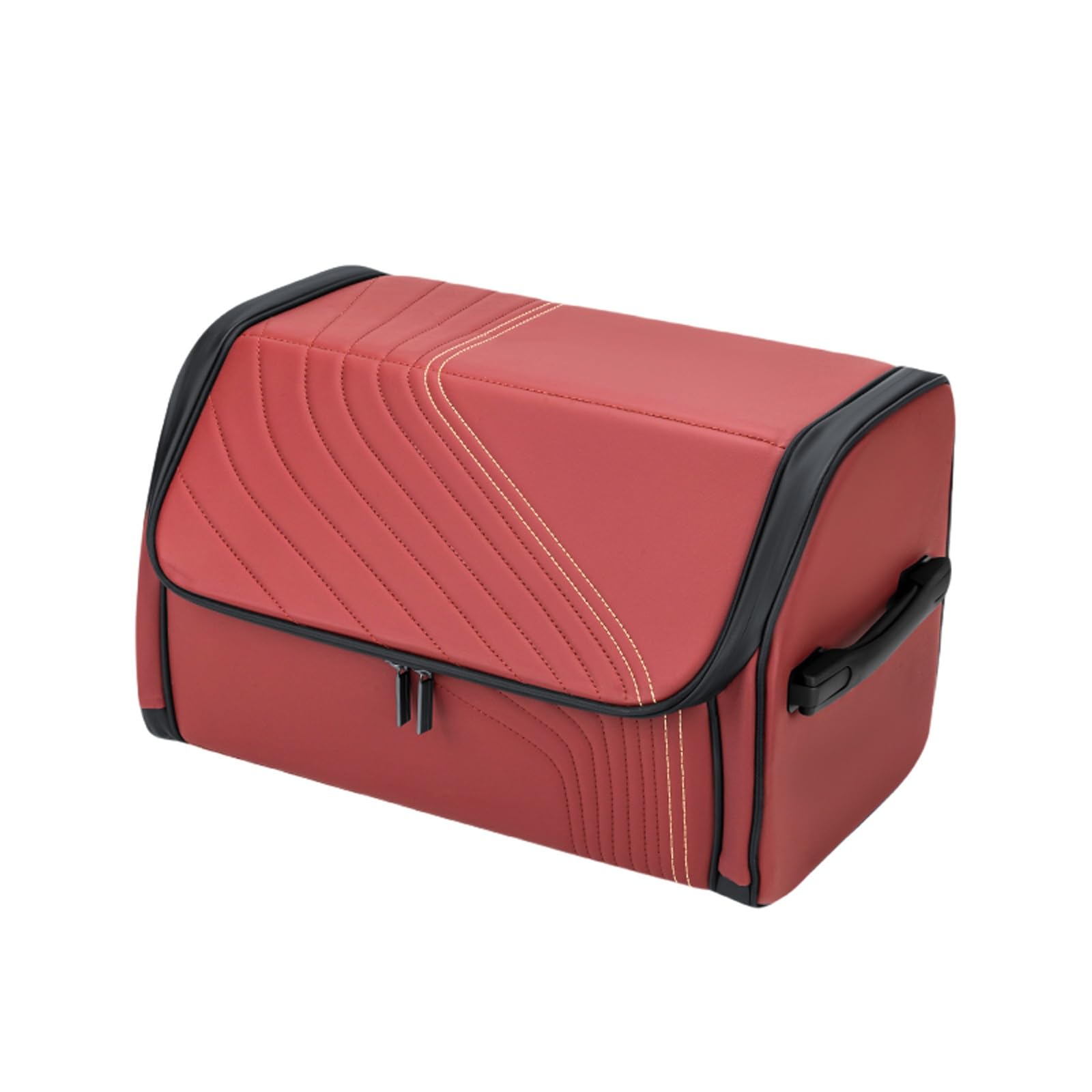 Dfrywdgsey Red Foldable Trunk Organizer For Car Storage - Collapsible Auto(Red)