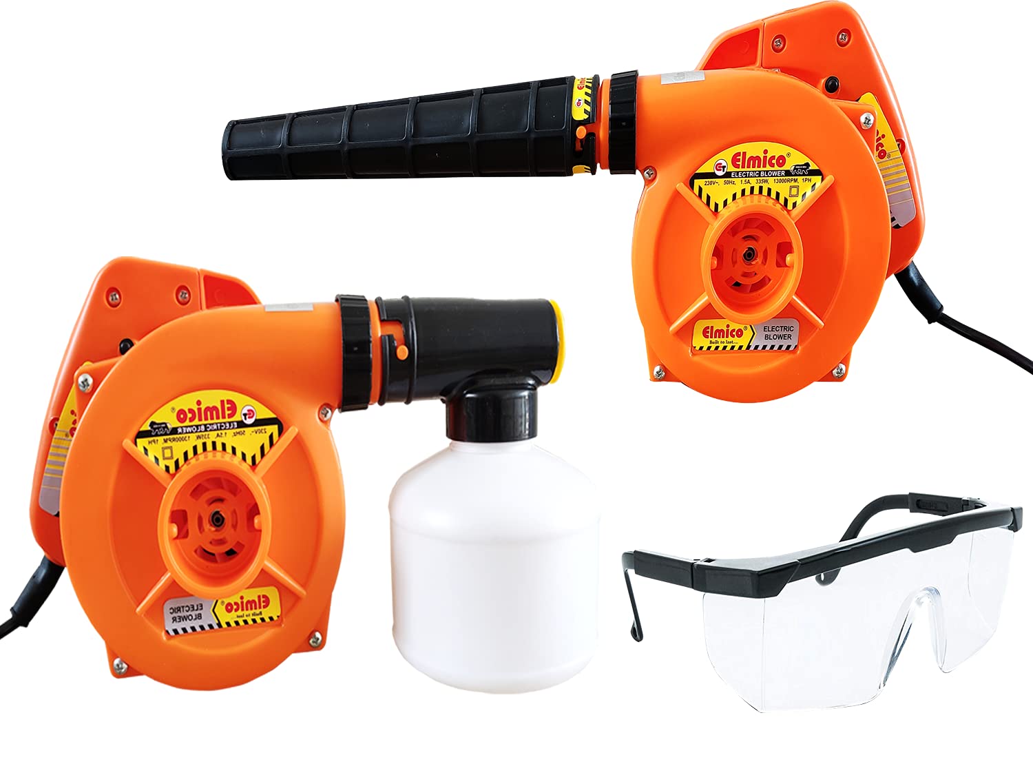 Elmico 700W Portable sanitizer Sprayer (Anti-Vibration) Unbreakable Air Blower Cleaner Machine with Safety Googles /100% Copper Armature/Dust Collector/Pc Cleaner/Ac Cleaner-image-21