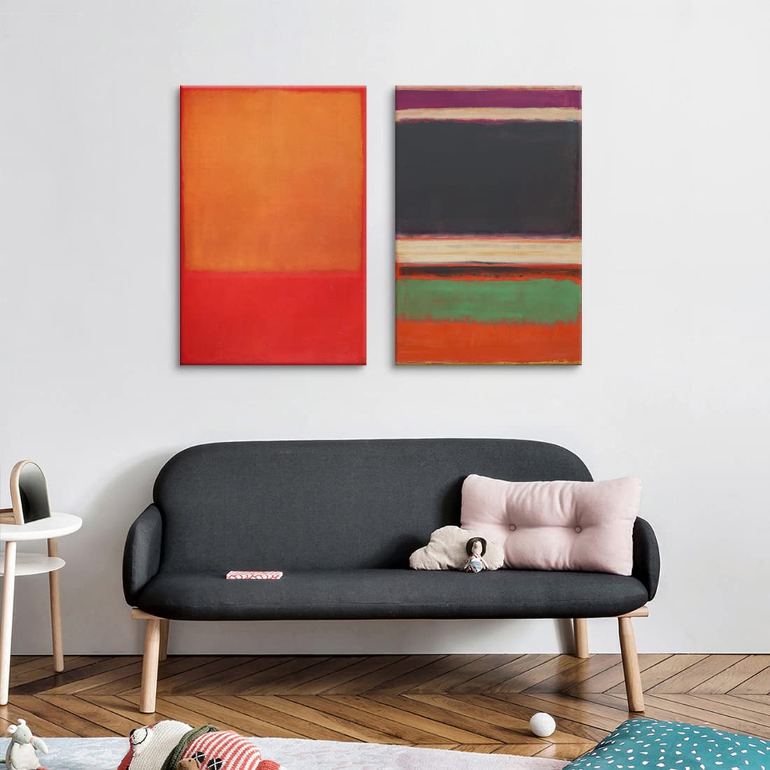 マーク・ロスコ、『無題』、希少画集画、状態良好、新品木製額・額装付