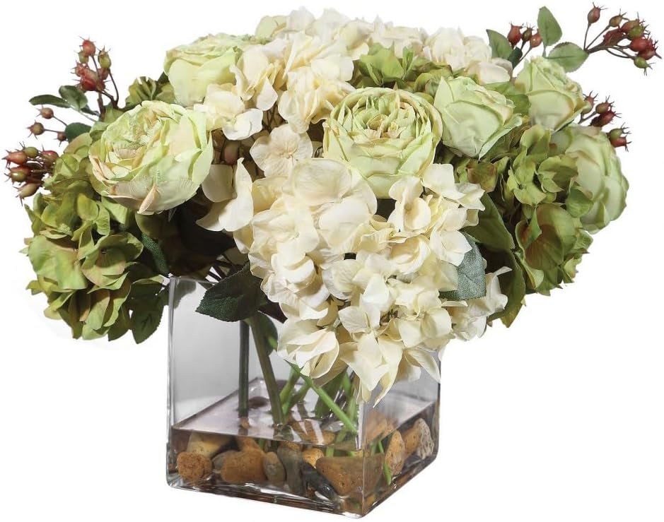 Uttermost Cecily - 15 inch Hydrangea Bouquet