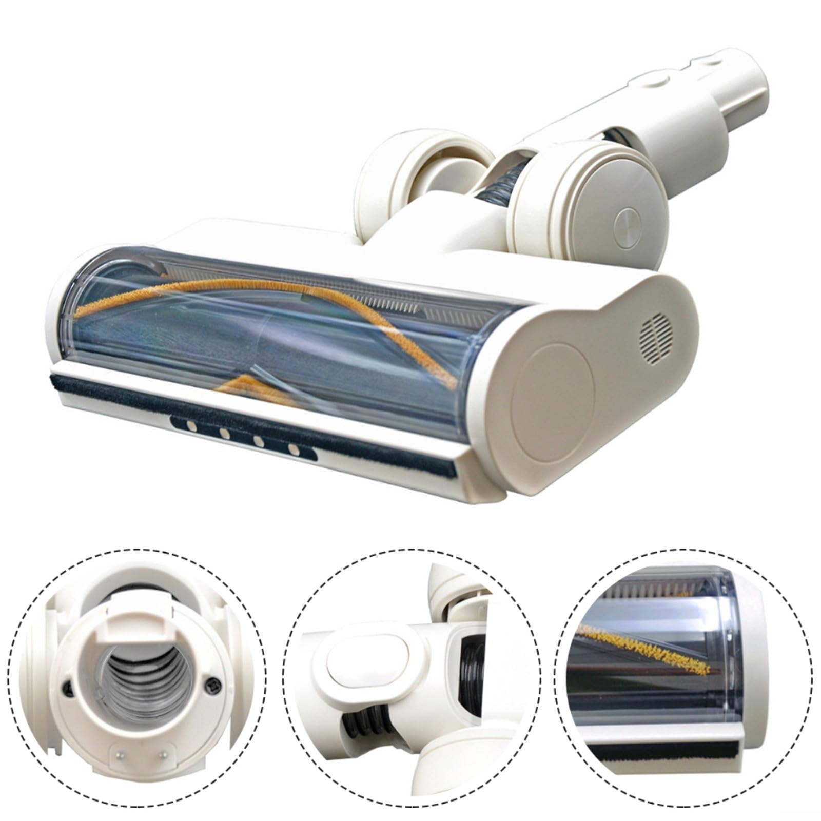 ZYNCUE Cabezal de cepillo de repuesto para aspiradoras compatible con DREAM R10 para T20 para T30, accesorio de repuesto para aspiradora, limpieza eficiente de la suciedad y el polvo