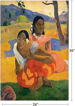 ポール・ゴーギャン、【愛の狂気】、希少な画集画・マット紙 ポール