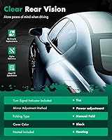 Vista 2 de SCITOO Espejos retrovisores laterales para conductor y pasajero compatibles con Chevy Silverado Pickup 2007 modelos de estilo de carrocería nuevo