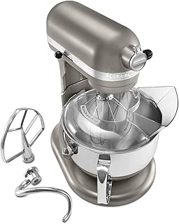 KitchenAid KP26M1XDP Professional 600 Series 6-Quart Stand Mixer, Dark Pewter (Renewed)