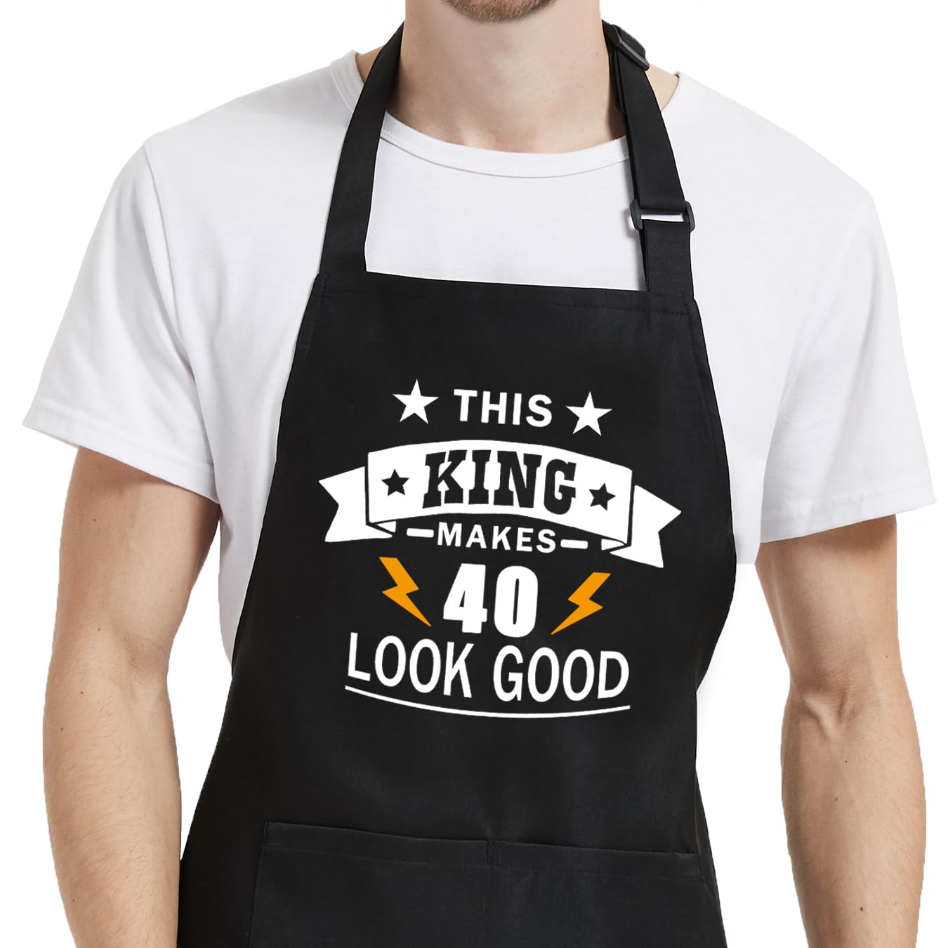 Gvlrbut 40th 45th 50th 55th 60th 65th 70th Birthday Gifts for Men, Funny Aprons for Cooking, Gifts for Dad Grandpa Husband