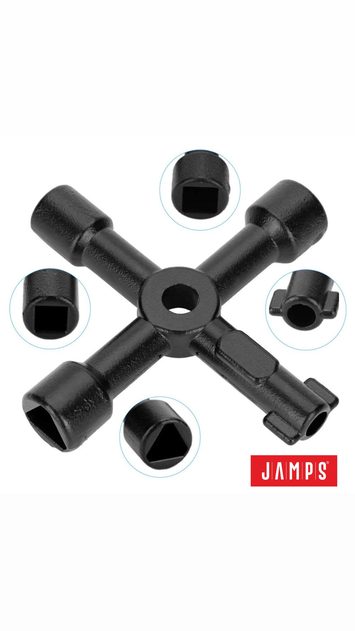 Buy JAMPS 4 Way Utility Key 1 (Piece), Round End And Fixed Square