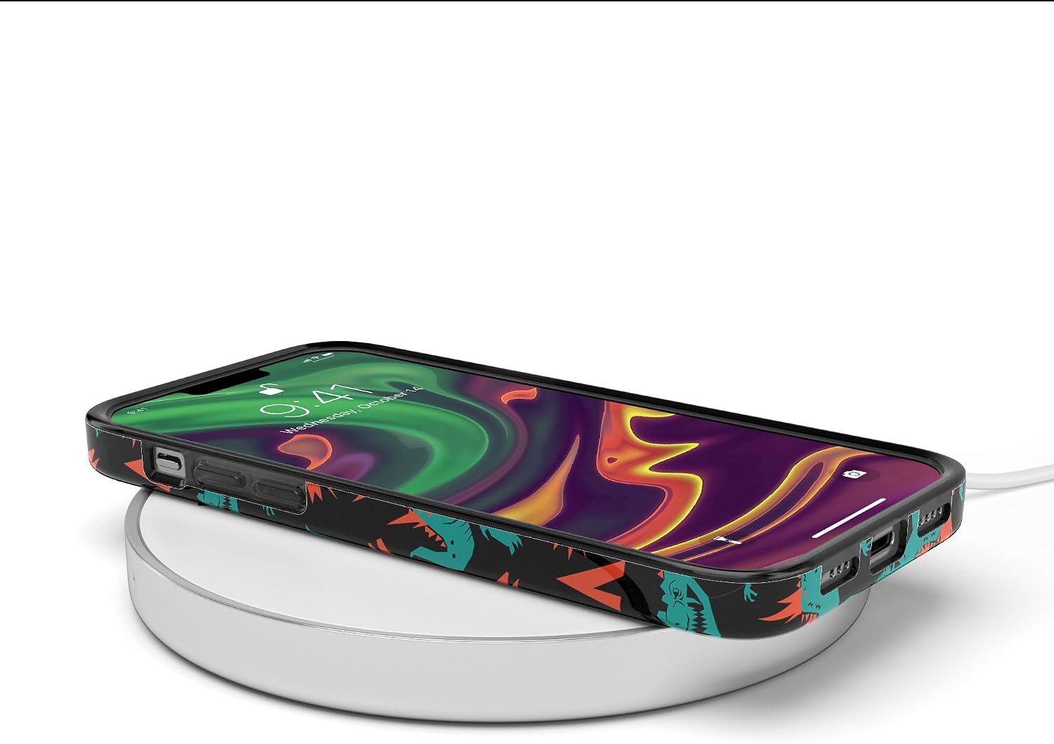 Casely iPhone 11 Pro Max Case | You're Dino-mite | Green Dinosaur | Classic Ultra Slim Design