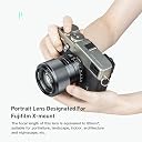 VILTROX 56mm F1.4 STM APS-C Frame Auto Focus Standard Prime Lens for Fuji Fujifilm X-Mount Mirrorless Digital Camera X-M1 X-H1 X-PRO3 X-PRO2 X-T4 X-T3 X-T2 X-S10 X-T30 X-T20 X-T200 Black gallery image