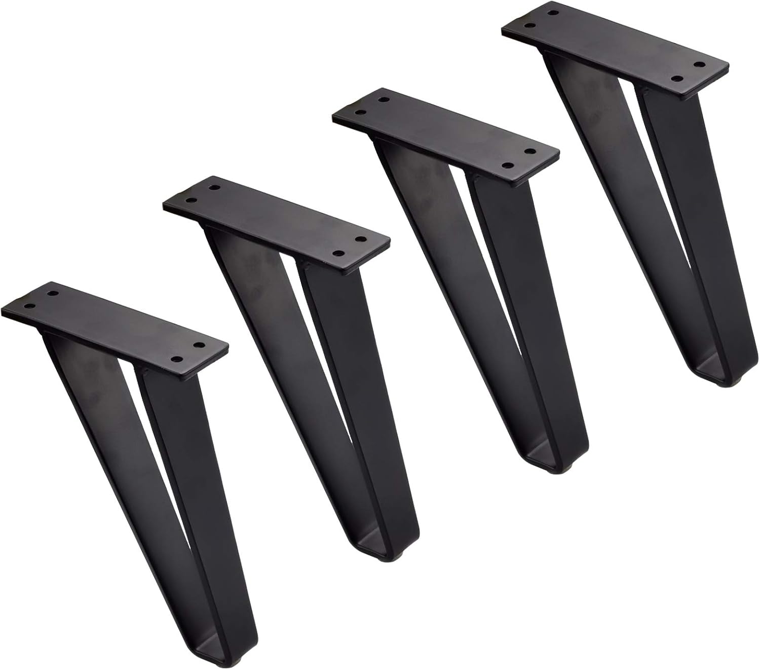 IBOWZ Furniture Leg Sofa Legs Black/Gold Furniture Legs