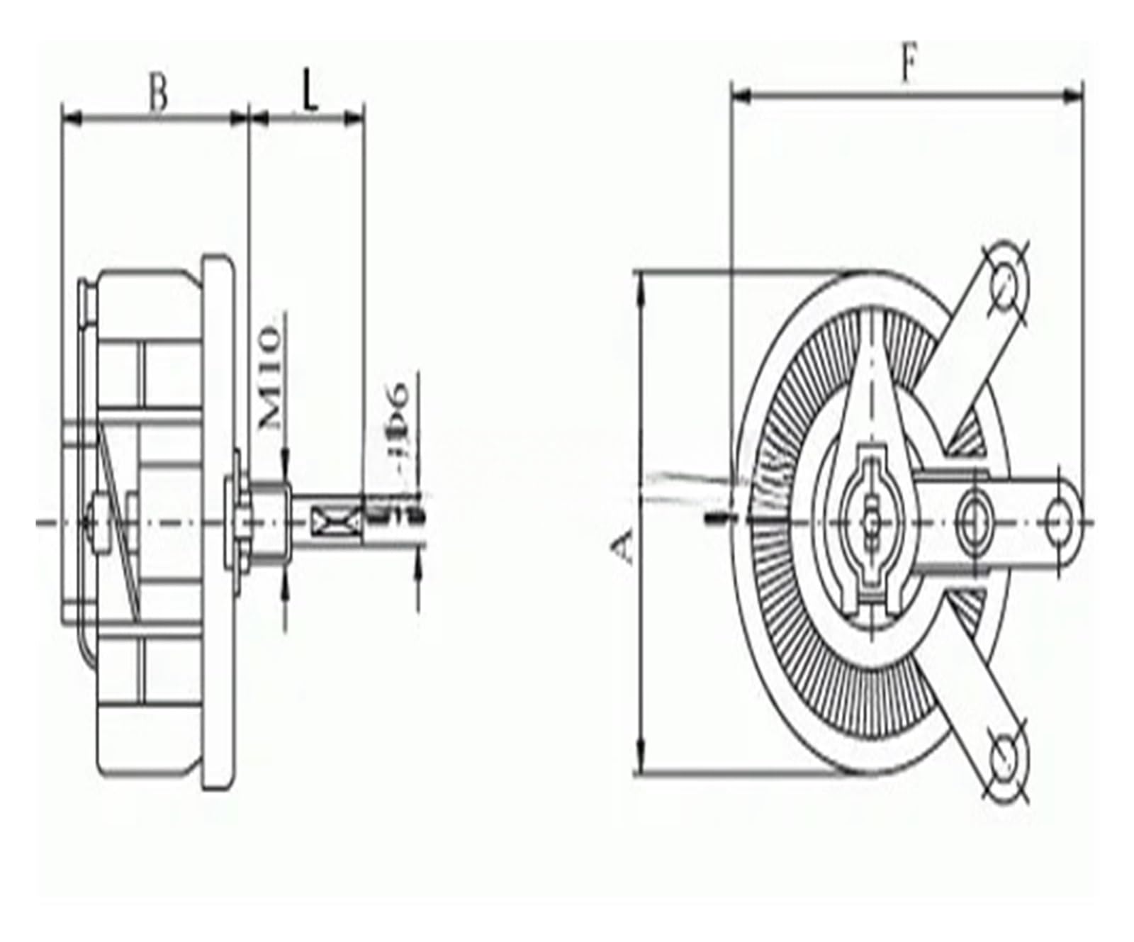 MUHM Potenziometro a Filo Avvolto ad Alta Potenza da 50 W 5 Ohm, reostato, Resistenza variabile, 50 Watt.