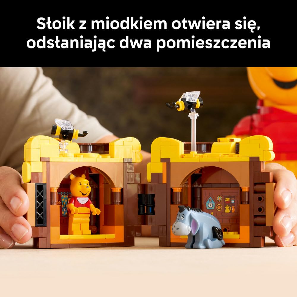 LEGO Disney Kubuś Puchatek 43300 | Model Kubusia Puchatka, zestaw dla dorosłych, prezent dla fana Disneya, 1399 elementów