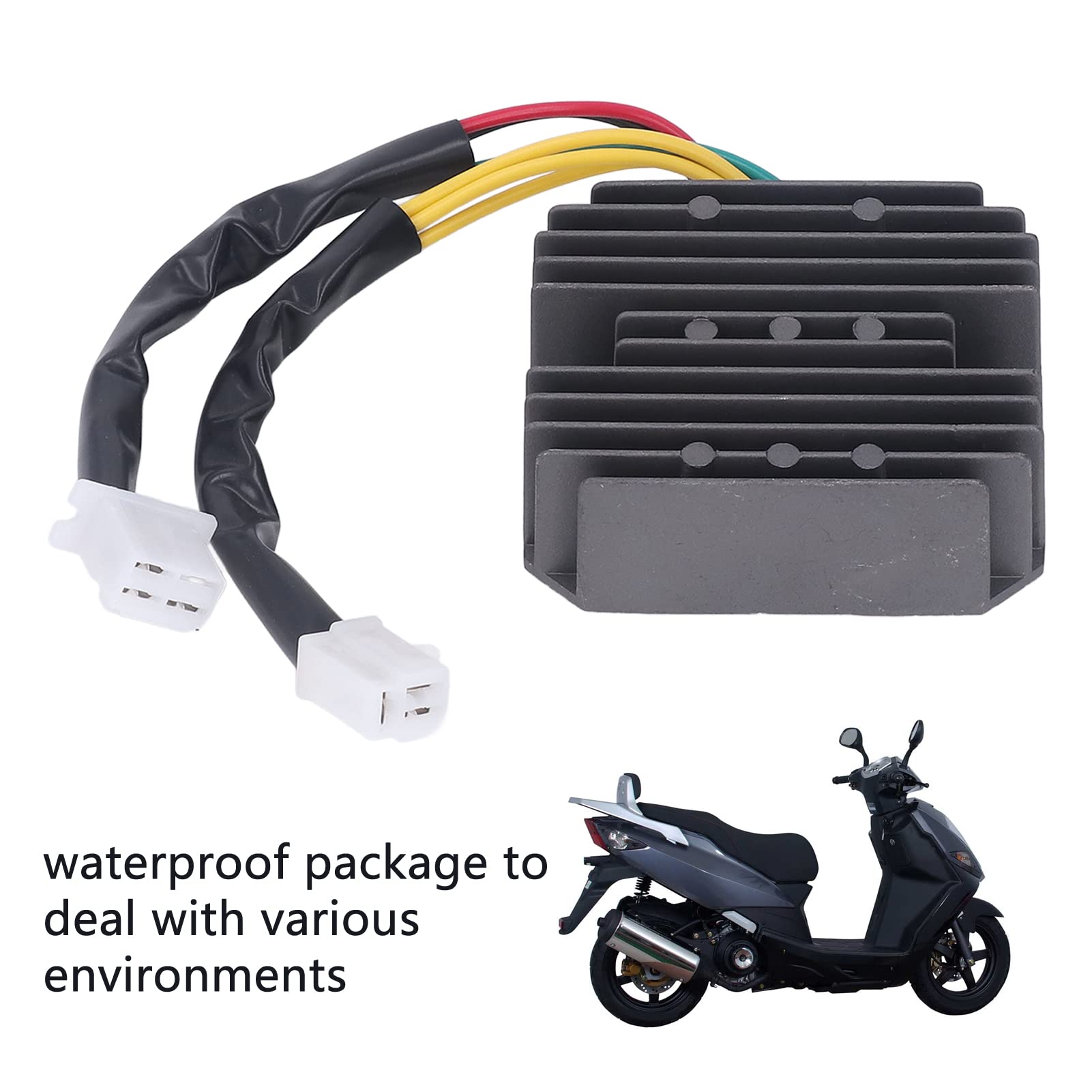 Régulateur Redresseur Tension Moto 12V TGB 552803 – Pour Daelim X‑Motion 125 – Alliage Aluminium – Améliore Puissance Et Stabilité électrique