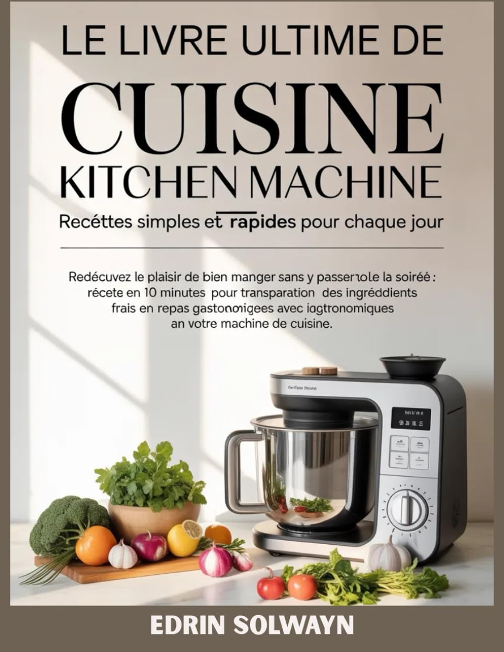 Le livre ultime de cuisine Kitchen Machine Recettes Simples et Rapides pour chaque jour: Redécouvrez le plaisir de bien manger sans y passer toute la ... des ingrédients frais en repas gastronomi
