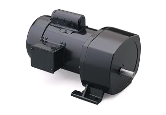 Leeson 107015.00 Parallel Shaft AC Gearmotor, 1 Phase, 48Y Frame, Special Mounting, 0.5HP, 91 RPM, 115/230V Voltage, 60Hz Fequency