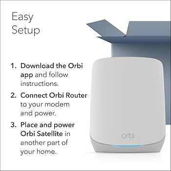 Amazon.com: NETGEAR Orbi Whole Home Tri-Band WiFi 6 Mesh