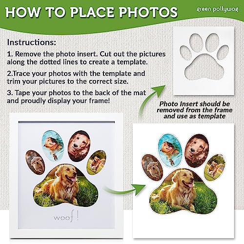 Green-Pollywog5-Opening-Paw-Print-Collage-FramePaw-Print-Picture-FrameDog-Frame-for-PicturesDog-Mom-FrameDog-Dad-FrameDog-Paw-Print-GiftsPet-Memorial-Picture-FramePawprint-Frame Green Pollywog5 Opening Paw Print Collage FramePaw Print Picture FrameDog Frame for PicturesDog Mom FrameDog Dad FrameDog Paw Print GiftsPet Memorial Picture FramePawprint Frame