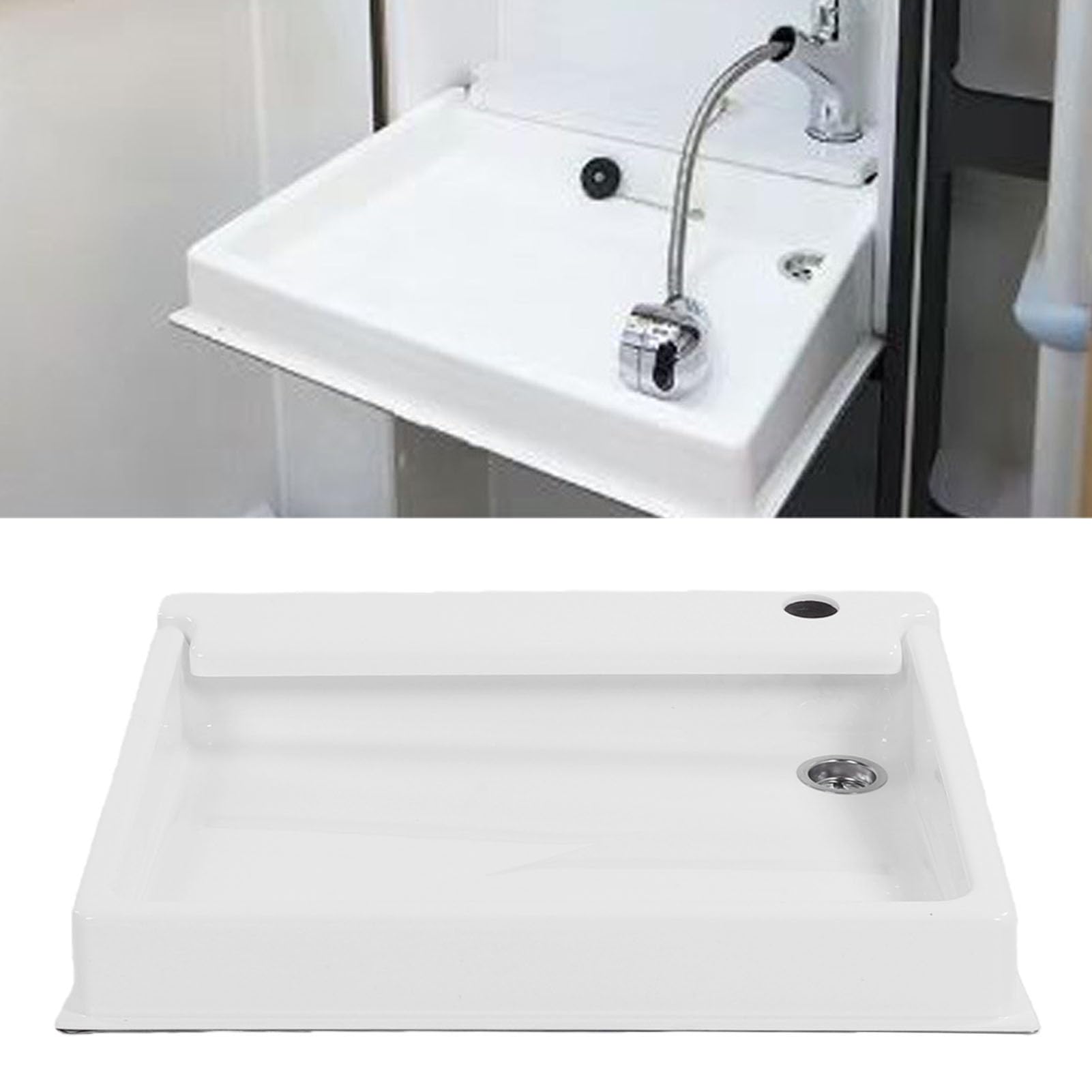 Cryfokt RV Foldable Sink, Durable Acrylic Material