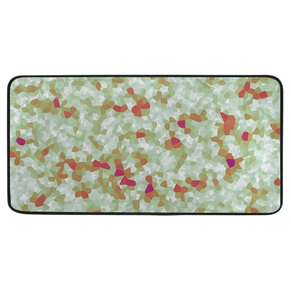 Alfombrilla antideslizante para cocina con tierno diseño de alpaca (99x51 cm)