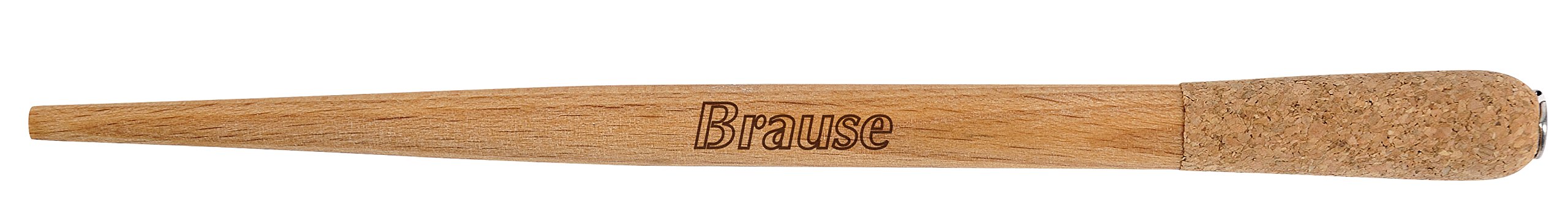 Brause 1624B Fountain Pen with Cork Attachment, Ergonomic Natural, 17 cm
