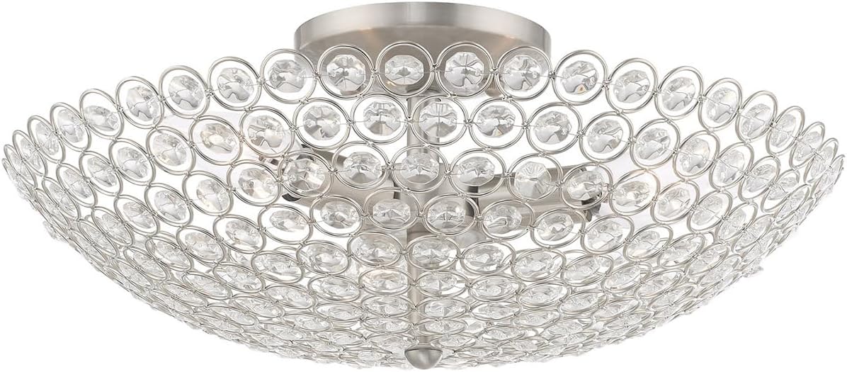 Livex Lighting 3 Lt Brushed Nickel Ceiling Mount