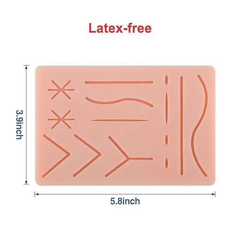 Miniatura 5 de Ultrassist Ultrassist - Kit de práctica de sutura para estudiantes de medicina y veterinaria, kit de sutura para principiantes que incluye