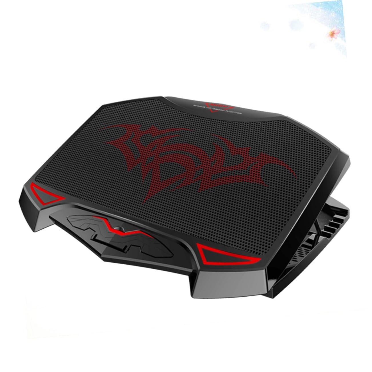 Laptop Cooling Pad a 3 Ventole, Supporto Regolabile in Metallo