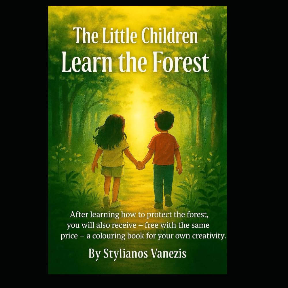 The little children learn the forest: And a colouring book (Kids Series)