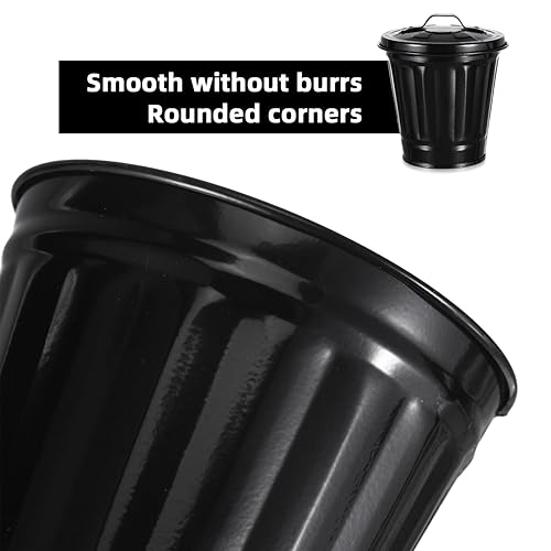 Miniatura 4 de Abaodam 3 piezas de basurero de escritorio para interior de coche, macetas colgantes de escritorio pequeño, macetas blancas para exteriores, mini