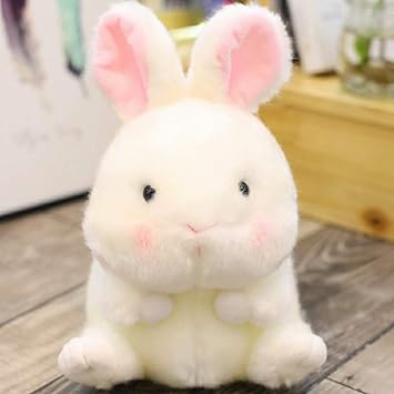 Amazon 縫い包み おもちゃ 丸っこい ウサギぬいぐるみ ふわふわ キャラクター 可愛すぎる 柔らかい 癒し系 彼女 女の子 プレゼント 子供 キッズ 幼児の贈り物 玩具 車用 置物 インテリア 洗える 18cm 22cm ぬいぐるみ おもちゃ