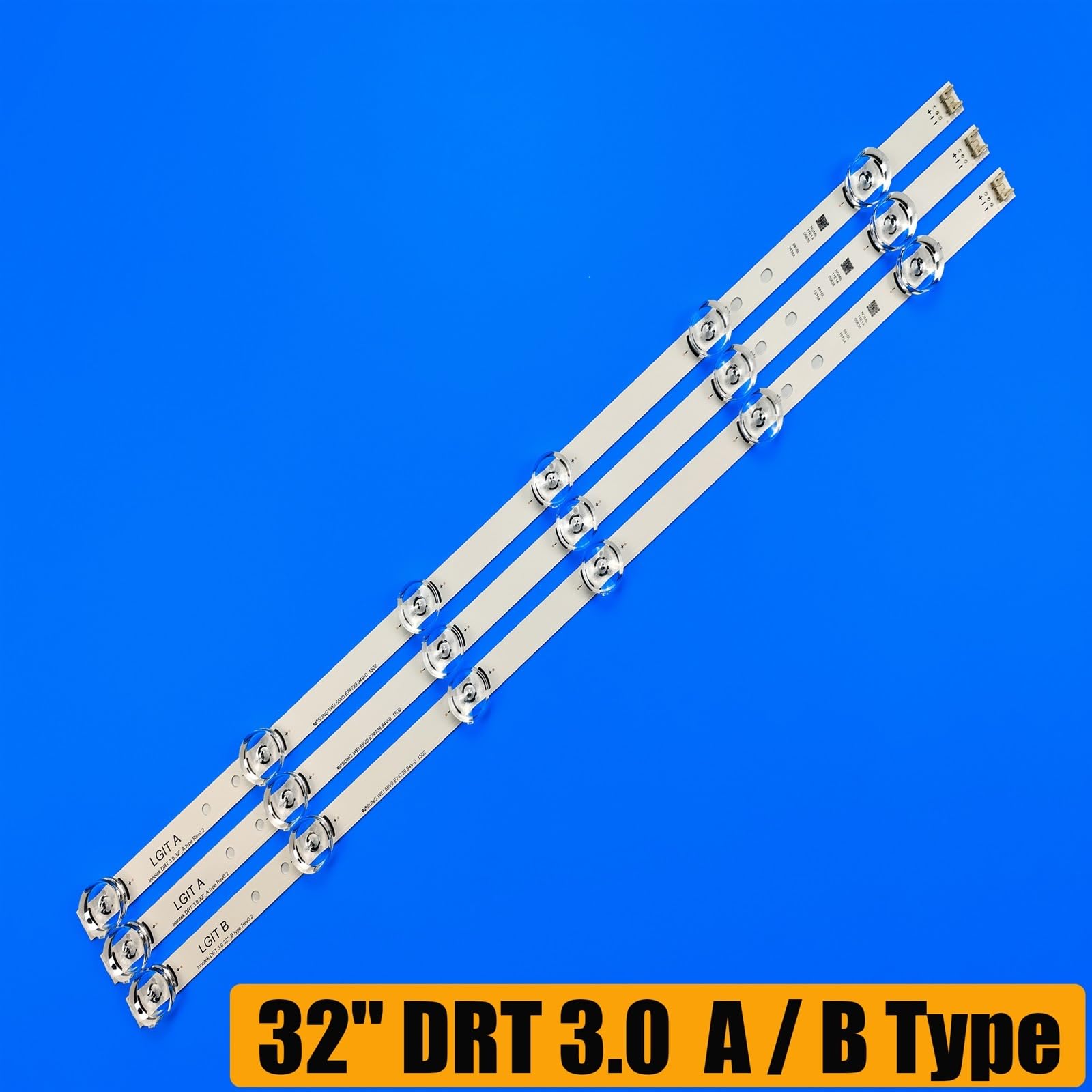 LED TV Beleuchtung Teil Ersatz Kompatibel Mit LG 32LB561U-ZC 32LB561V-ZE 32LB5630-TD LED Bar Backlight Strip Line Lineal DRT3.0 32 AB(10 Set - 30pcs)