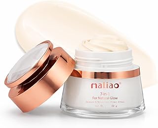 Maliao 7-in-1 Natural Glow Skincare &amp; Moisturizer | Sunblock | Concealer | Age Miracle | Anti-Shine | Primer Base | 50g
