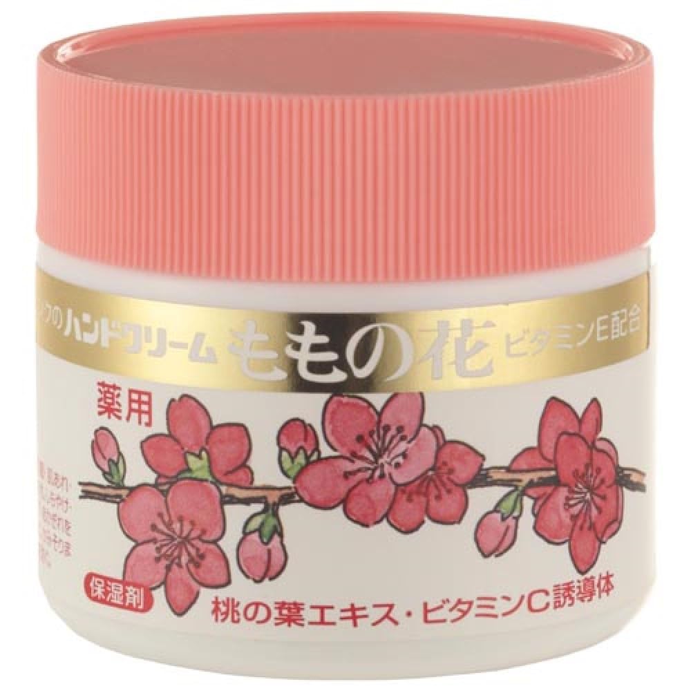 オリヂナル ピンクのハンドクリーム 薬用 ももの花 70g