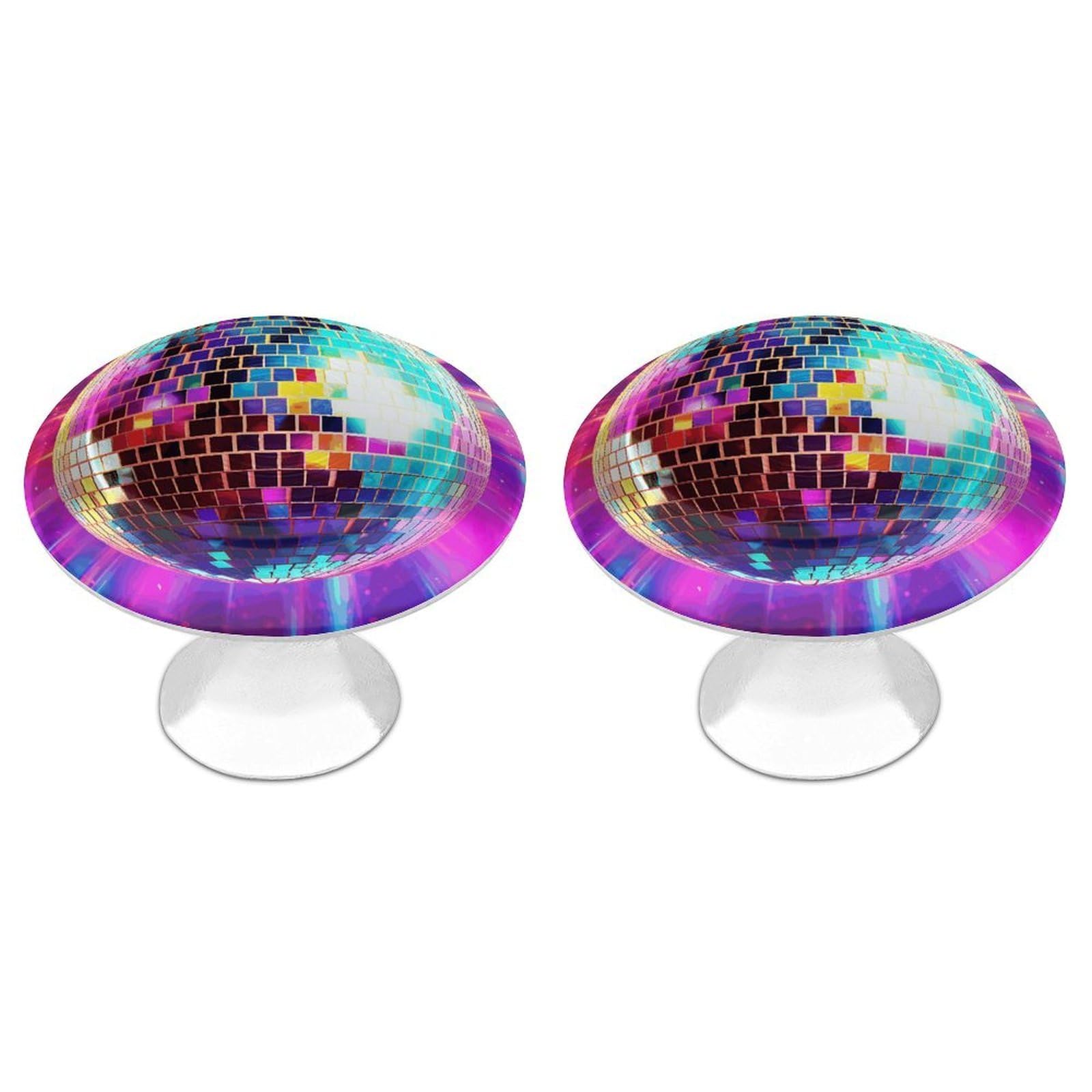 Btcowzrv Style Space Disco Ball 2 Pack Cabinet Knobs Drawer Pulls