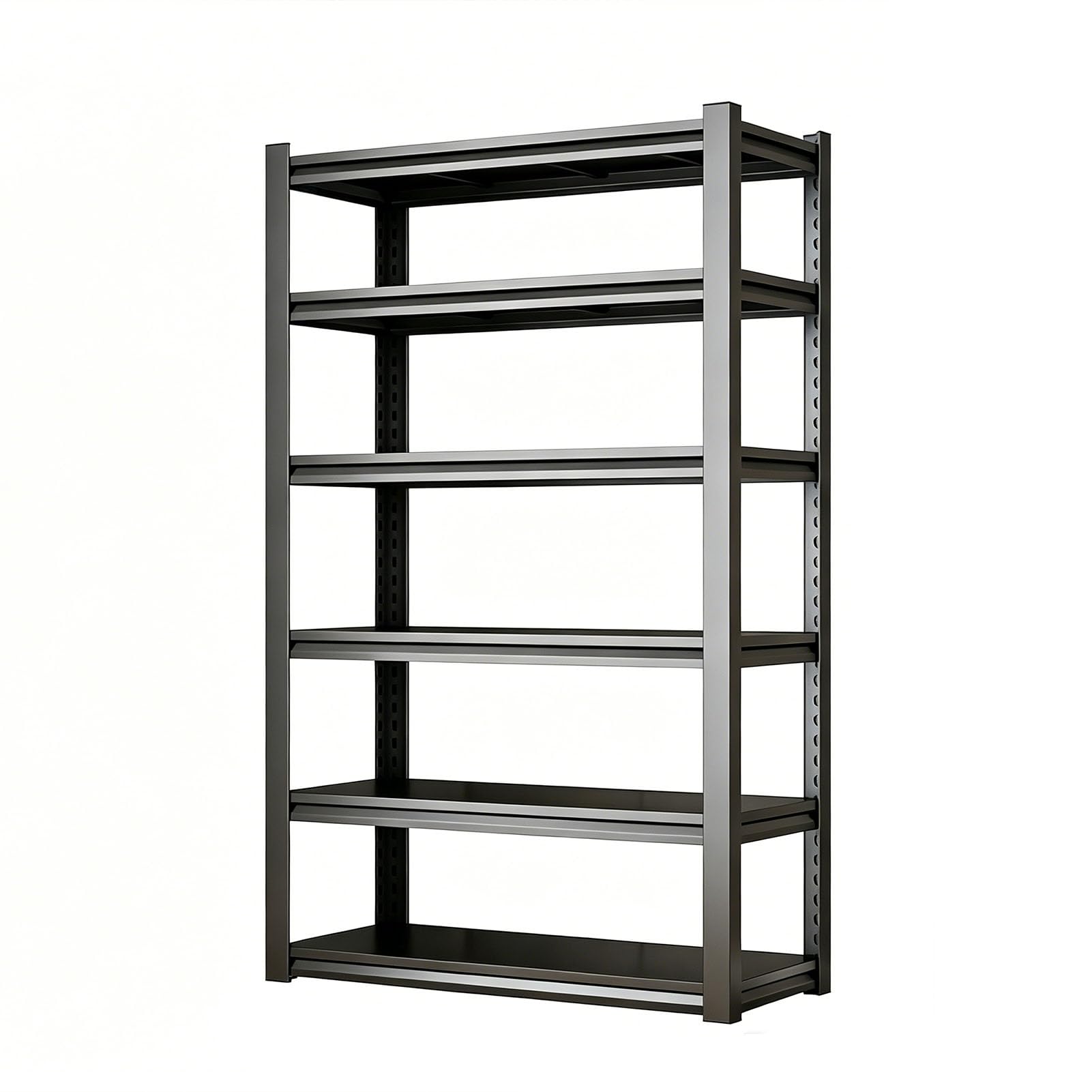 TBATM Adjustable Storage Shelving Unit, Heavy Duty Organizer Rack, Easy Assembly Utility Storage for Garage, Pantry, Basement, Workshop,6 Tier W47×D20×H78