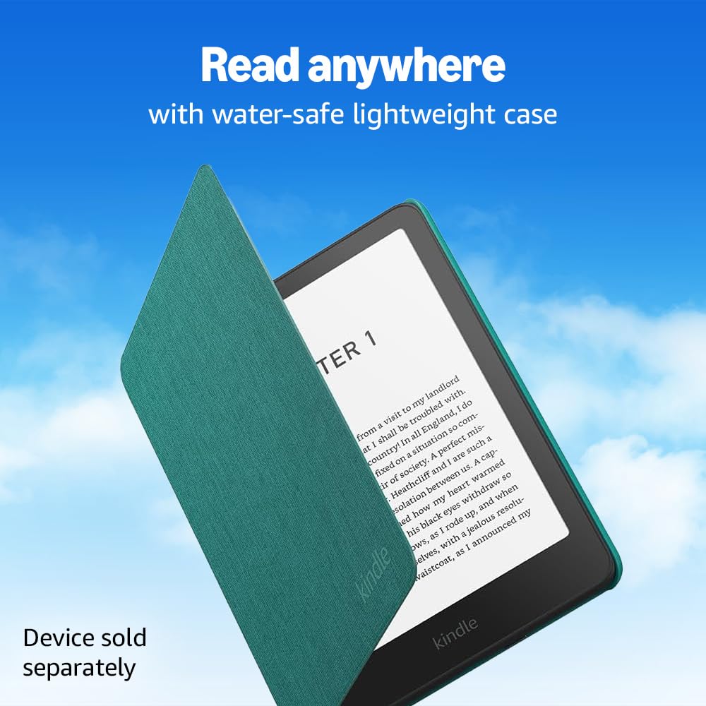 Amazon Kindle Paperwhite and Amazon Kindle Colorsoft Case, Lightweight and Water-Safe, Foldable Protective Cover โ Fabric