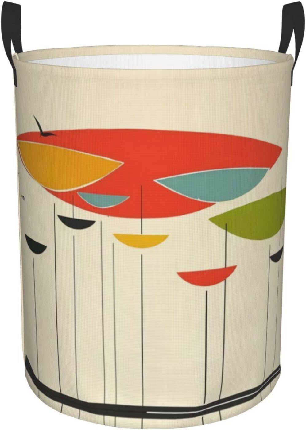 Amazon.com: KIROJA Mid Century Modern Prints Laundry Hamper,Portable ...