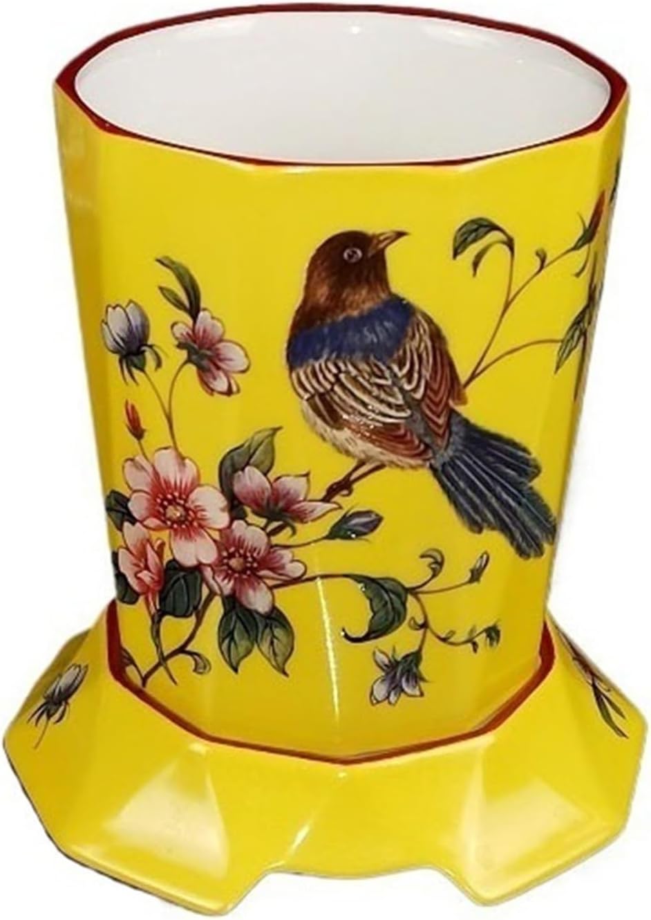 Kitchen Utensil Holder Chinese Style Ceramic Utensil Holder, Kitchen Utensil Crock for Countertop, Vintage Cooking Utensil Caddy Cutlery Drain Rack Cooking Utensil Holder(B)