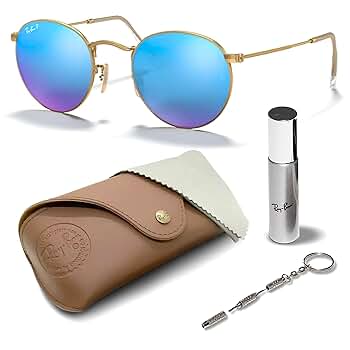 ray ban （レイバン）サングラス ROUND FLASH LENSES Ray-Ban RB3447 Round Flash Lenses Sunglasses | LensCrafters