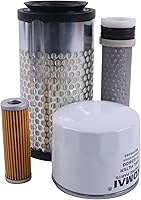 Vista 1 de Solarhome Kit de filtro de servicio compatible con excavadora Kubota K008 y K008-3 con motor D722 (SN 20063)