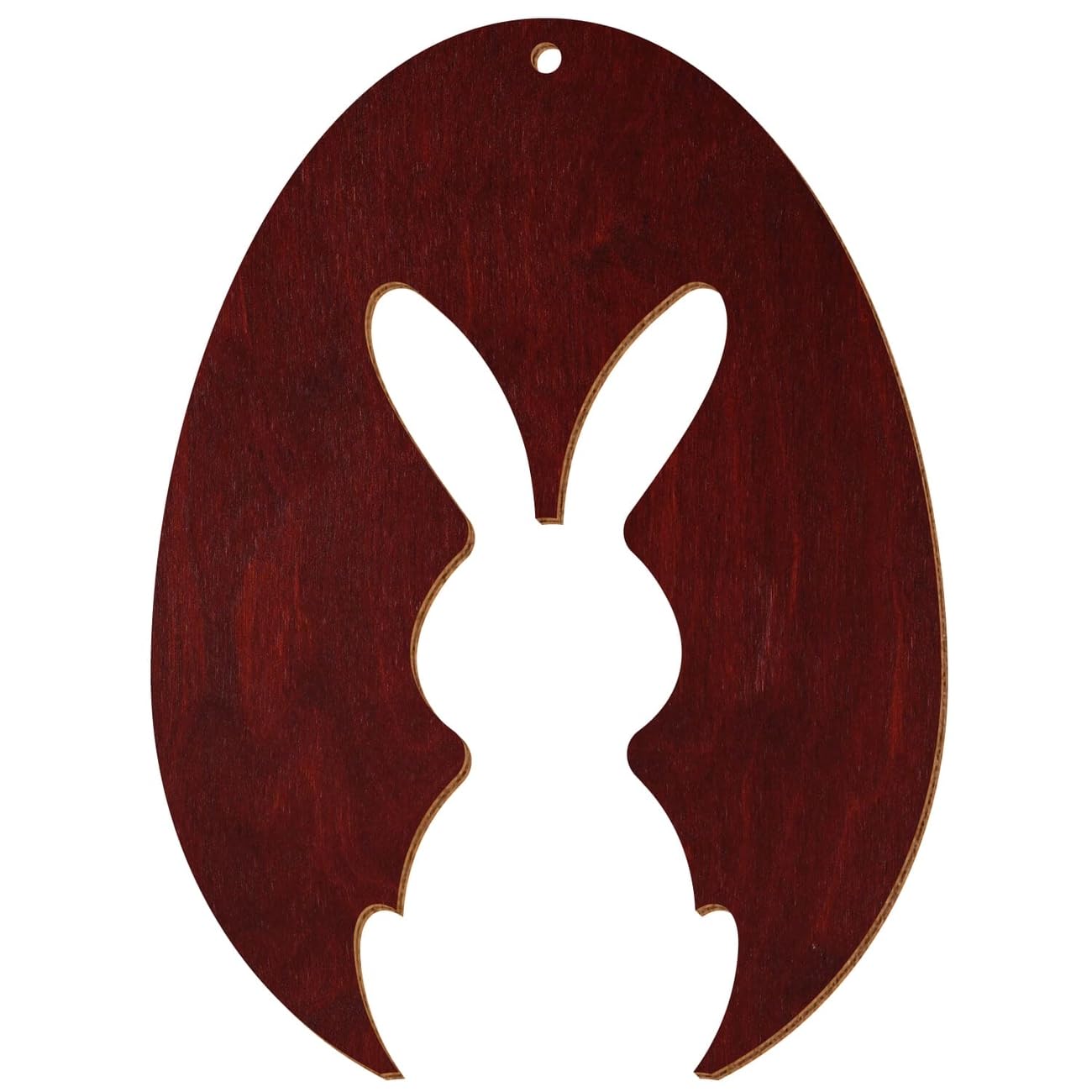 V2 - Uova di Pasqua in legno colorato, in mogano, decorazione per Pasqua, motivo uovo di Pasqua 16, altezza (dimensione): 43 cm di altezza