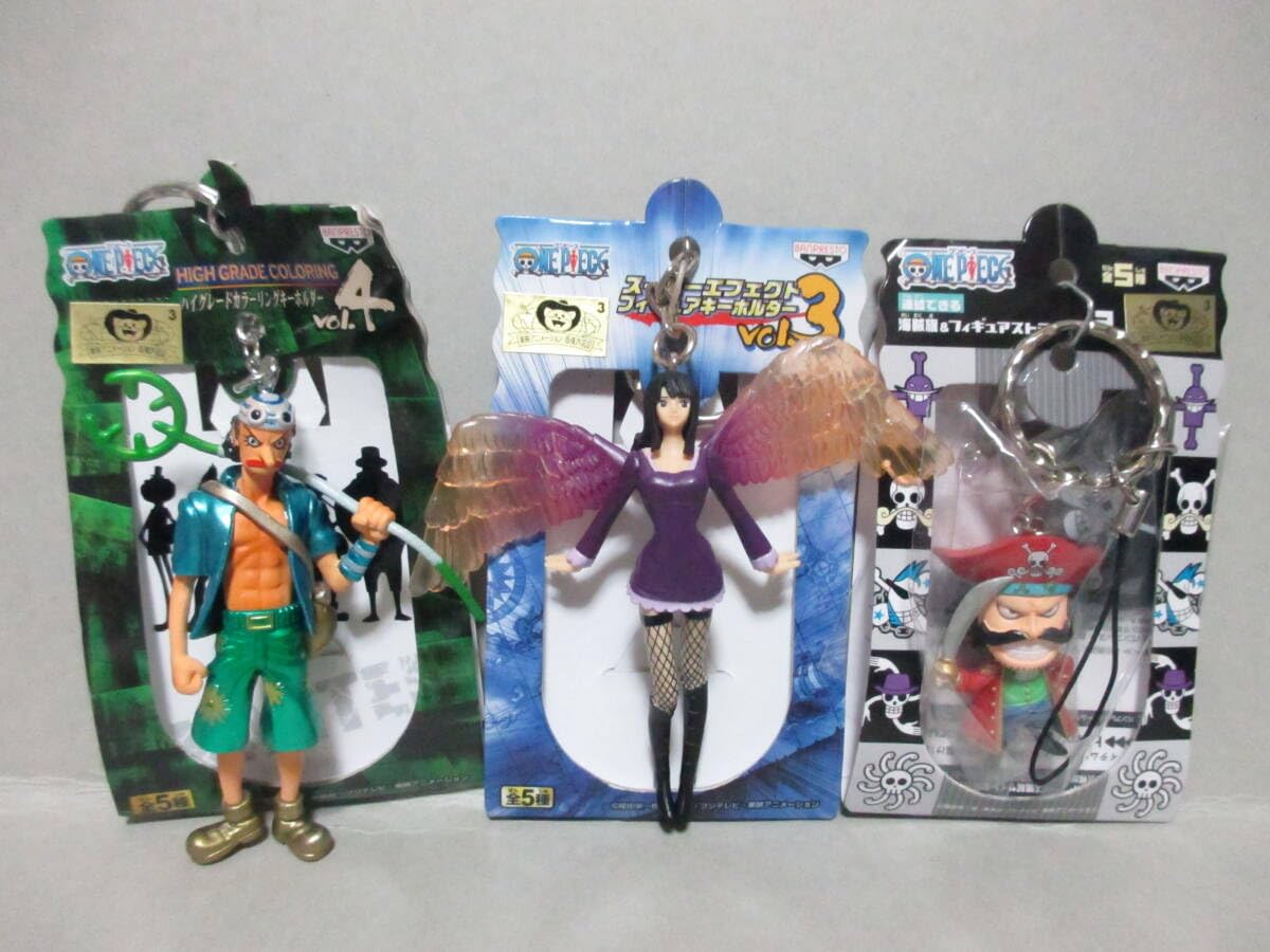 ONE PIECE　ワンピースフィギュア ストラップ　キーホルダー まとめ売り ワンピース フィギュア ストラップ キーホルダー 大量 まとめ売り 50個