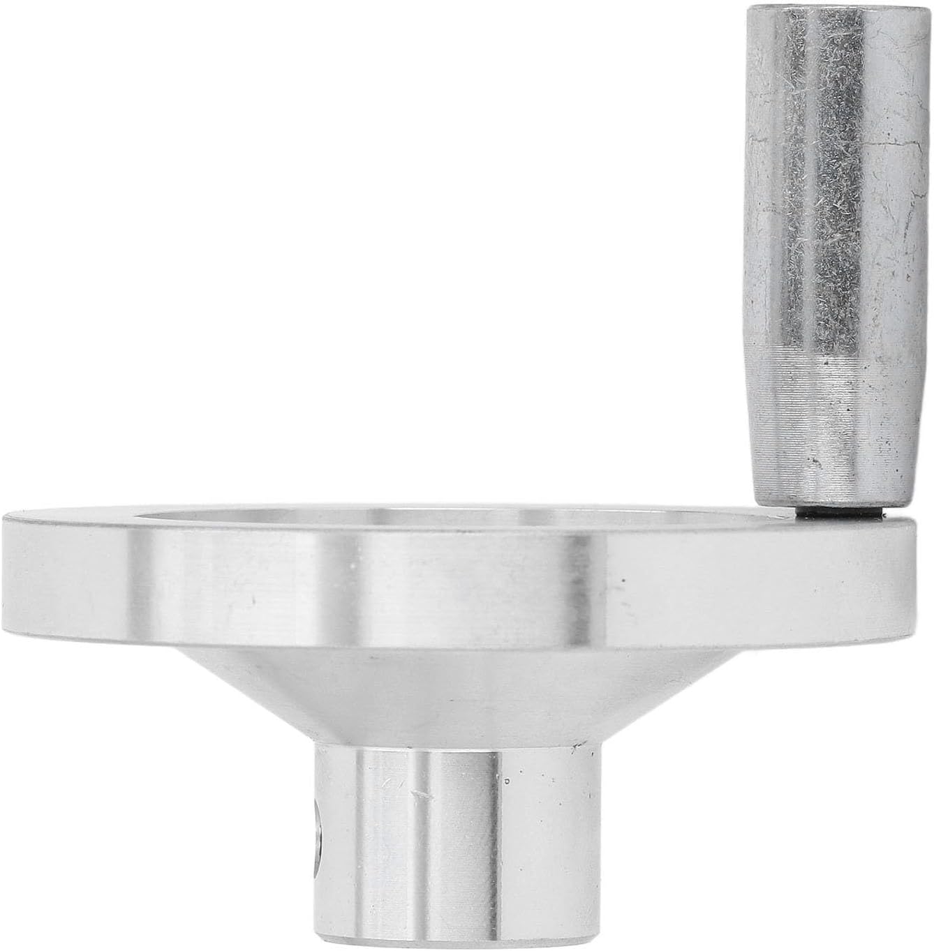 3.1 x 1.4in Round Hand Wheel, Lathe Handwheel, with Revolving Knob Handle for 0618 CJ18 CJ0618A 7x10 7x12 7x14 Mill Drillpress Crank Lathe