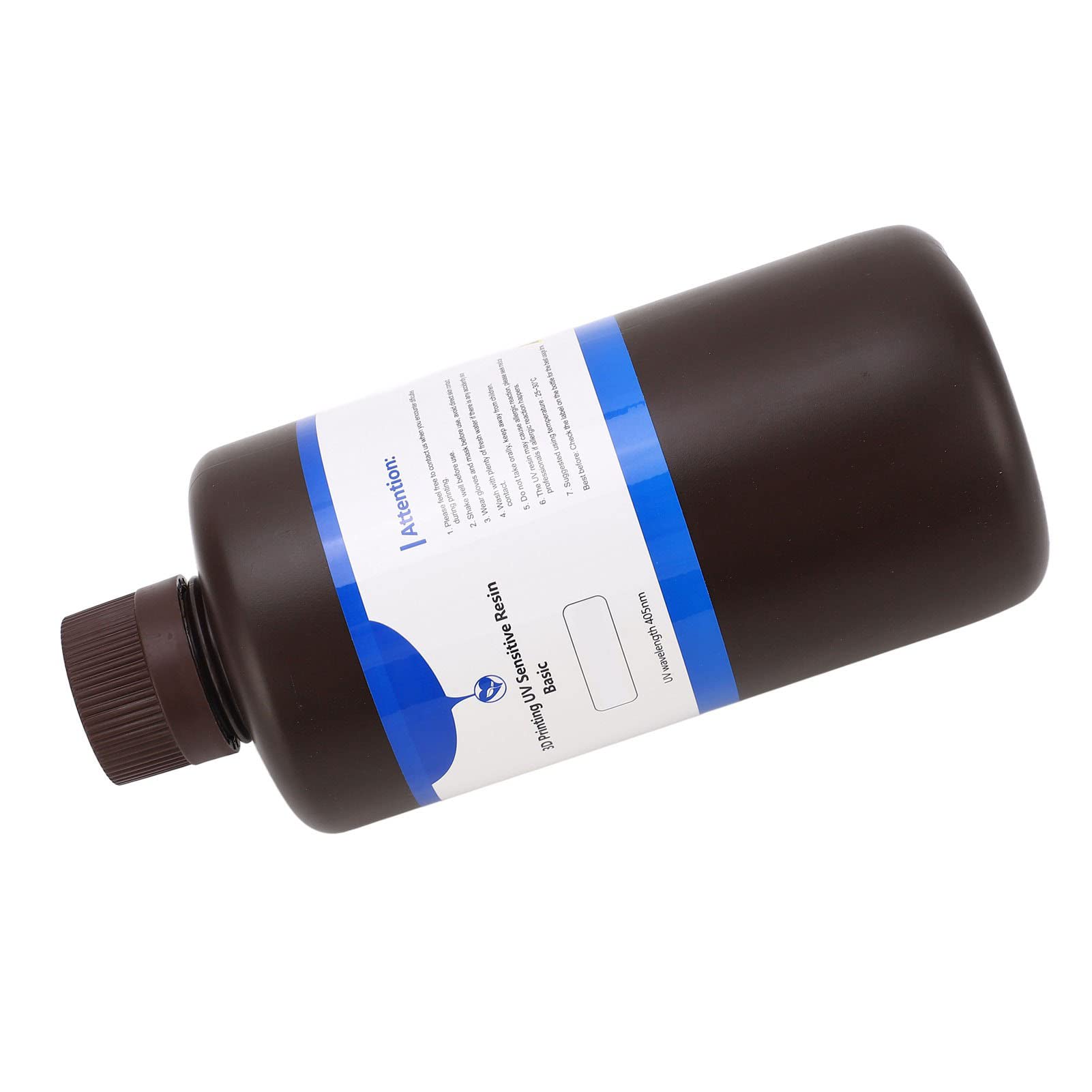 Alvinlite Resina para Impresora 3D Resina De Curado Rápido De Alta Tenacidad Fotopolímero para Impresora 3D Resina De Curado UV para Impresión LCD 3D 405 NM 2.2 LB Resina De Fotopolímero 3D(Negro)