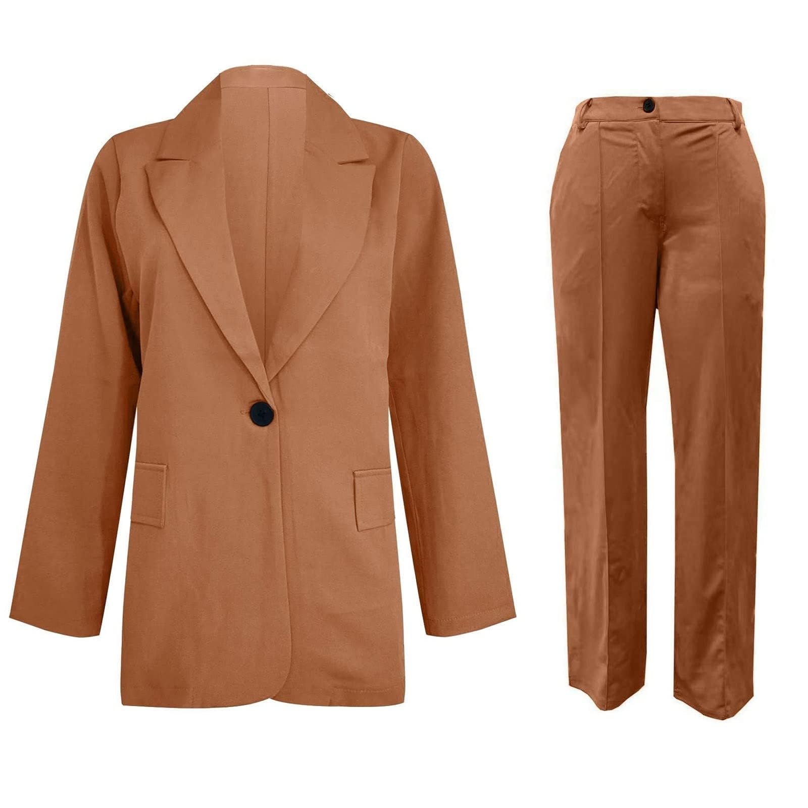 Generisch Trajes y chaquetas para mujer 2 conjunto casual traje de negocios