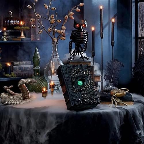 Miniatura 3 de Escultura única de ojo de diablo, llamativa, delicada, de resina, espeluznante, extraña, estatua de Halloween, 6.1 pulgadas