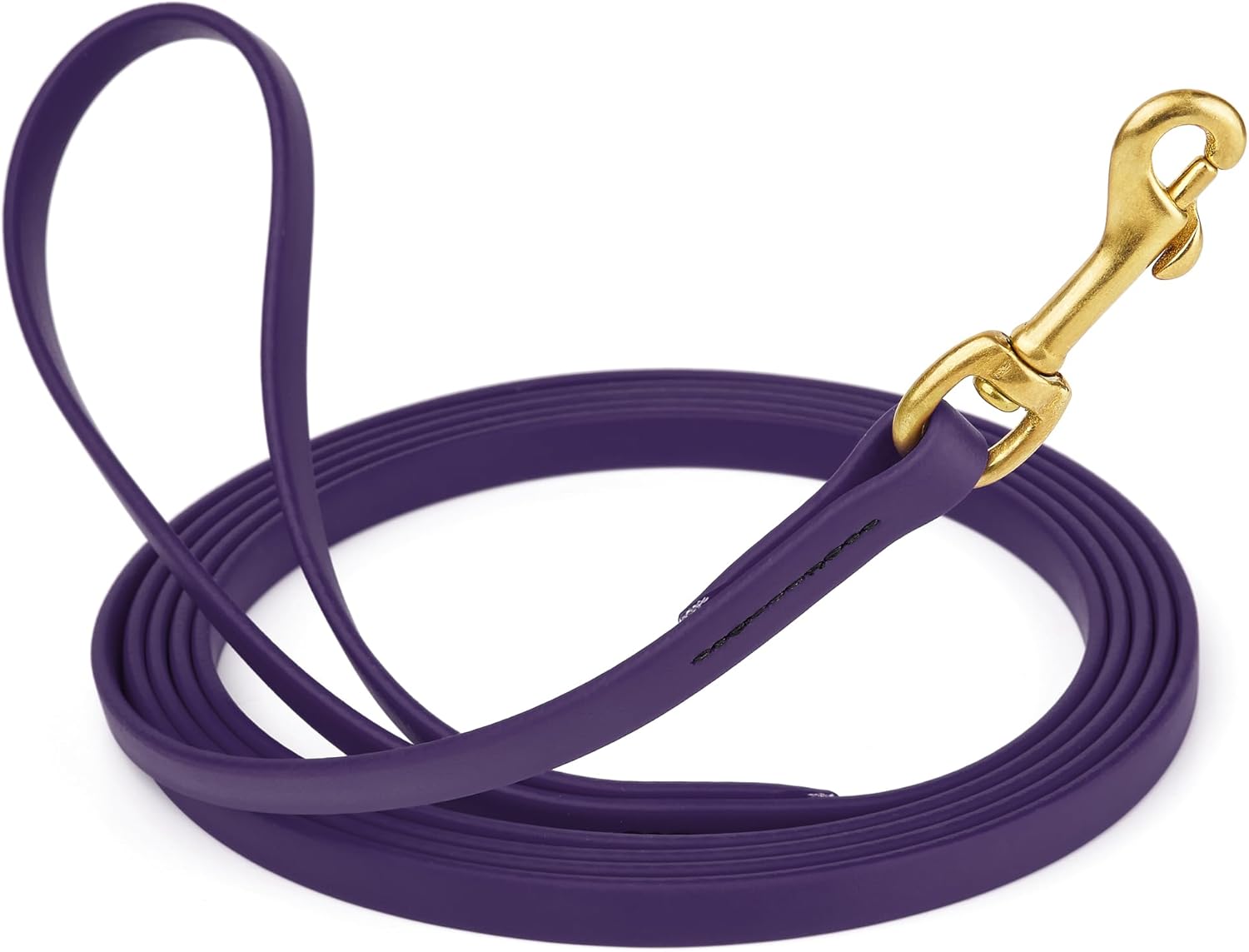 Viper Biothane K9 Working Dog Leash Waterproof Lead for Tracking Training Schutzhund Odor-Proof Long Line with Solid Brass Snap for Puppy Medium and Large Dogs, 10ft Violet Purple