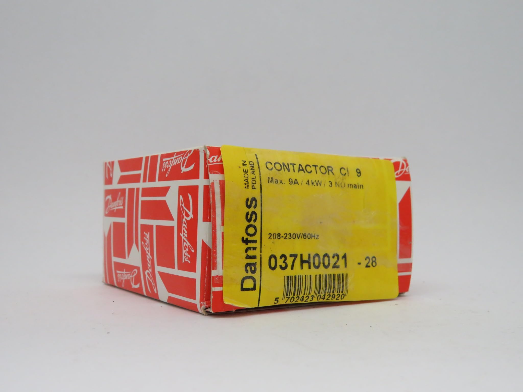 Danfoss 037H002128 CI9 Contactor 230v 25amp